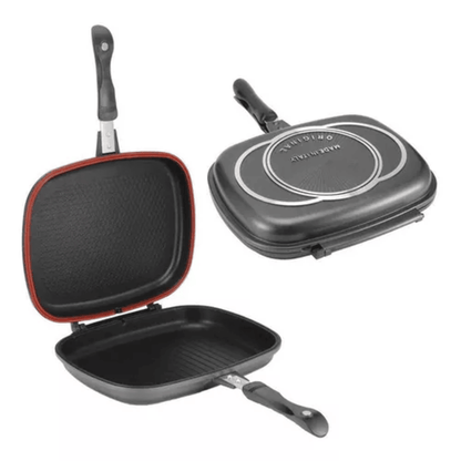 SARTÉN DOBLE PARRILLA ANTIADHERENTE® 🍳